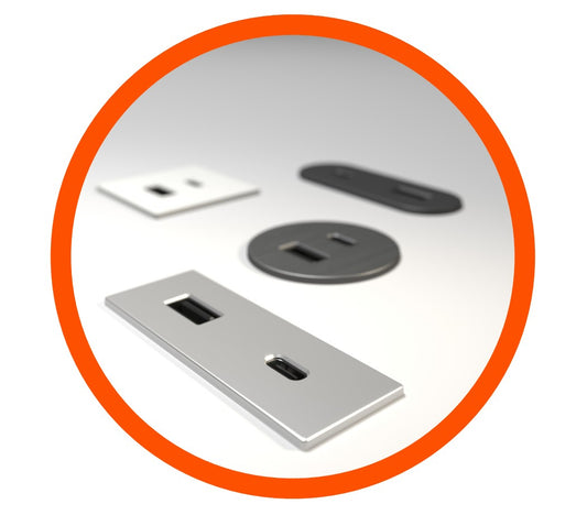 VersaPick – Grommet Inteligent Ultra-Compact pentru Încărcare USB-A și USB-C